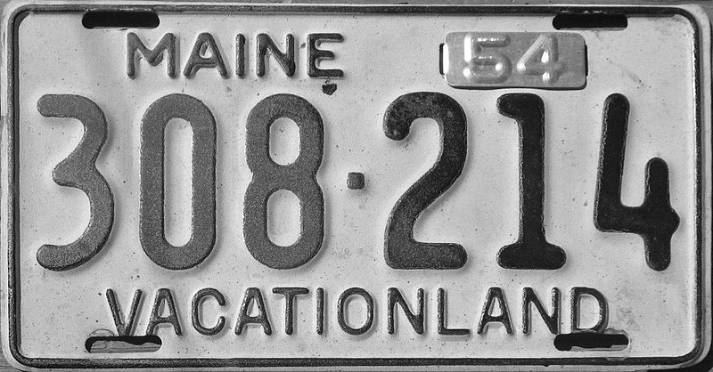 File:1954 Maine license plate.jpg