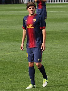 Roberto mängimas Barcelona B eest 2012. aastal