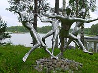 Sculpture – Four Children (1964)