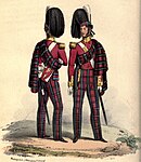 Soldiers of the 72nd Regiment, Duke of Albany's Own Highlanders in 1848