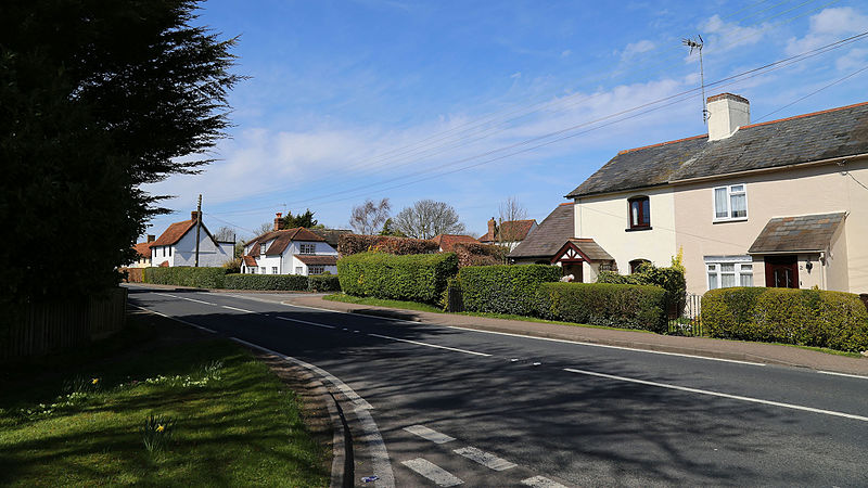 File:A1060 road White Roding Essex England.jpg