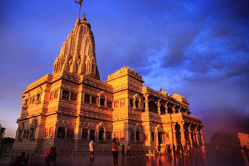 File:A Hindu temple Prem Mandir Love temple sights culture India.jpg