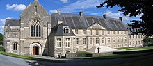 Abbey of Saint-Sauveur-le-Vicomte Abbaye st sauveur panorama 1.jpg