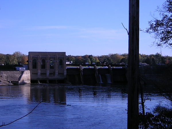 Dam along the Thornapple River