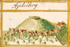 Aichelberg mit der Ruine der Burg Aichelberg 1683 (Kieser)