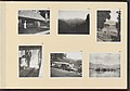 Albumblad met zes foto's. Linksboven de bungalow van de resident in Gulmarg mi, Bestanddeelnr 24 13.jpg