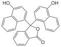 Deutsch: Struktur von alpha-Naphtholphthalein English: Structure of alpha-Naphtholphthalein