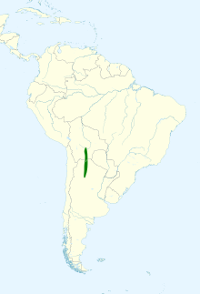 Amazona tucumana map.svg