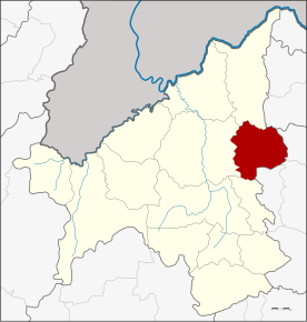 Amplasarea districtului în provincia Loei