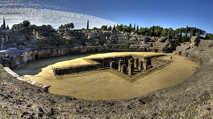 The Roman amphitheatre of Italica