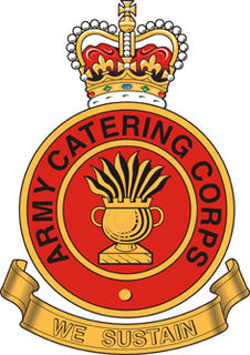 Army Catering Corps corps of the British Army responsible for the feeding of all army units