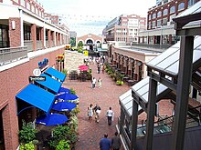 The courtyard of Atlantic Station's town center Atlantic Station courtyard.jpg