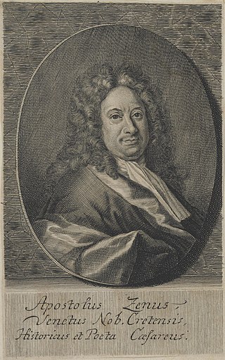 <span class="mw-page-title-main">Apostolo Zeno</span> Venetian poet (1668–1750)