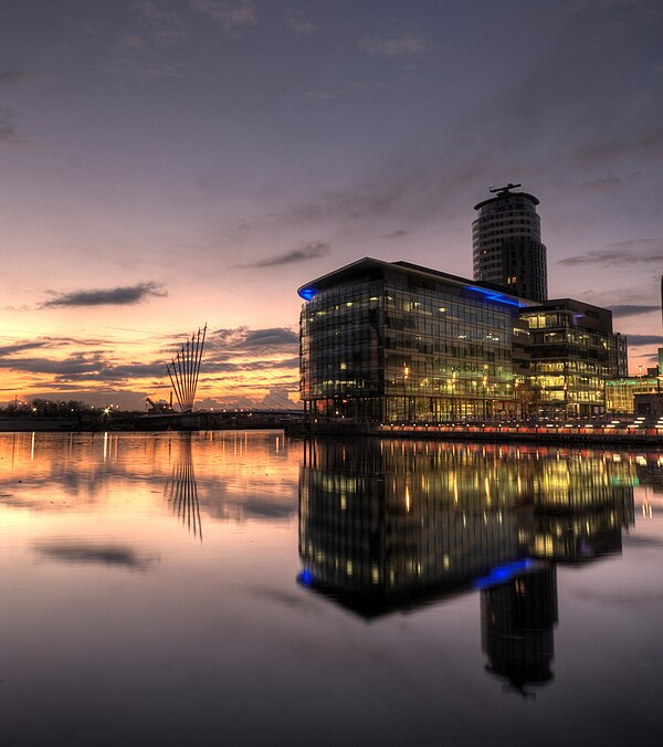 BBC Quay House at MediaCityUK in Salford Quays