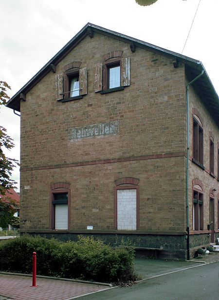 Bahnhof Rehweiler Stirnseite