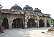 This mosque is situated adjoining the Bara-Gumbad, known as Bara Gumbad mosque and features which distinguish as Mughal mosques. The mosque was built in 1494 AD during the reign of Sikandar Lodi (1489-1517).