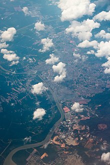Satellite view of Batu Pahat Batu pahat malaysia 1.jpg