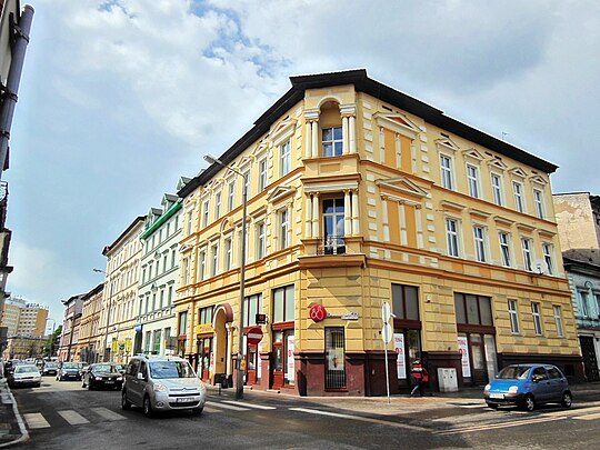 View from streets crossing