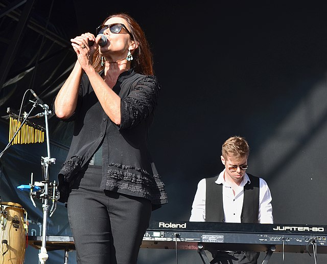 Carlisle performing in Bristol, England, 2014