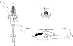 Bell AH-1W SuperCobra ortografisk image.svg