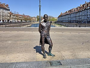 Pascal Coupot, Jouffroy d'Abbans, 1998, Besançon, pont Battant.