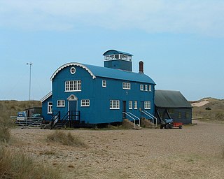 Blakeney Point National nature reserve on the north coast of Norfolk, England
