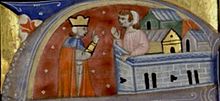 A 13th-century depiction of Bohemond and Tancred from a manuscript in the care of the Bibliotheque nationale de France Boh Tan.jpg