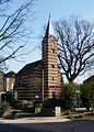 Evangelische Kirche mit Pfarrhaus