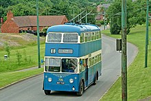 Bradford Trolleybus 735 (1946) at Black Country Living Museum Bradford Trolleybus 735 at Black Country Living Museum - geograph.org.uk - 839238.jpg