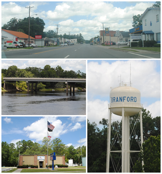 <span class="mw-page-title-main">Branford, Florida</span> Town in Florida, United States