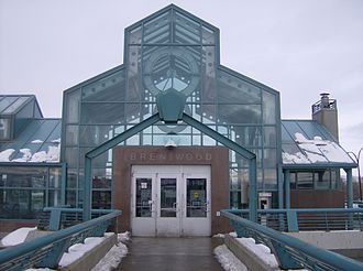 Brentwood (C-Train) LRT station in Calgary Brentwood (C-Train) 1.jpg