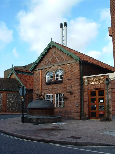 Greene King's Brewery Museum, shown in 2006