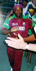 The 2004 tour of England would prove to be Brian Lara's final Wisden Trophy series. Brian Lara lap of honour (cropped).jpg