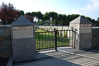 <span class="mw-page-title-main">Mikra British Cemetery</span> Cemetery in Kalamaria, Thessaloniki