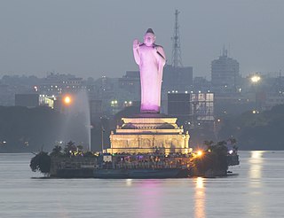 <i>Buddha Statue of Hyderabad</i> Historic site in Telangana, India