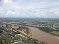 Остров Харриет (Harriet) на реке Бёрнетт в городе Бандаберг штат Квинсленд, Австралия, после наводнения в январе 2013 года