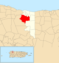 Cacao, Quebradillas, Puerto Rico locator map.png