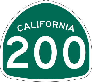 <span class="mw-page-title-main">California State Route 200</span> State highway in Humboldt County, California, United States