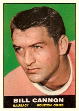 Cannon on a 1961 trading card