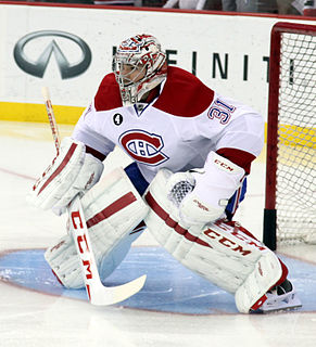 Carey Price Canadian ice hockey goaltender