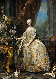 Carle Van Loo - Marie Leszczinska, Fransa Kraliçesi (1703-1768) - Google Art Project.jpg