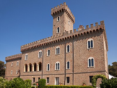 Le château Pasquini.