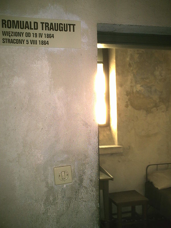 Romuald Traugutt's cell in the Tenth Pavilion