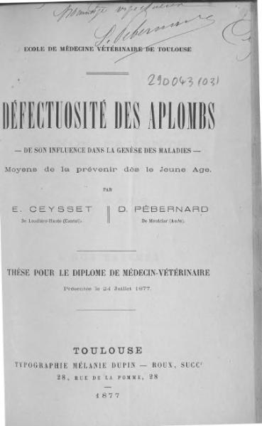 File:Ceysset et Pébernard - Défectuosité des aplombs.djvu