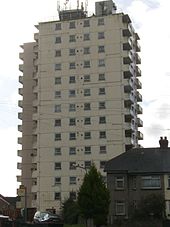 Channel View Flats, the tallest building in Grangetown