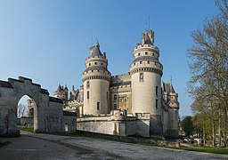 Le château de Pierrefonds.