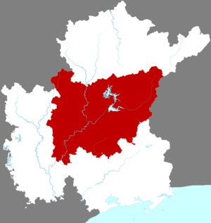 Гаочжоу на карте