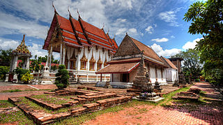 Wat Chomphuwek Buddhist temple in Thailand