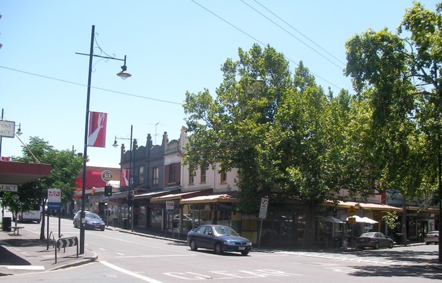 The corner of Bellair Street and Macaulay Road, opposite the main railway station - 2007