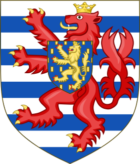 CoA Grand Duke of Luxembourg 1890-1898.svg